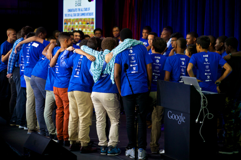 Students at Demo Day 2015