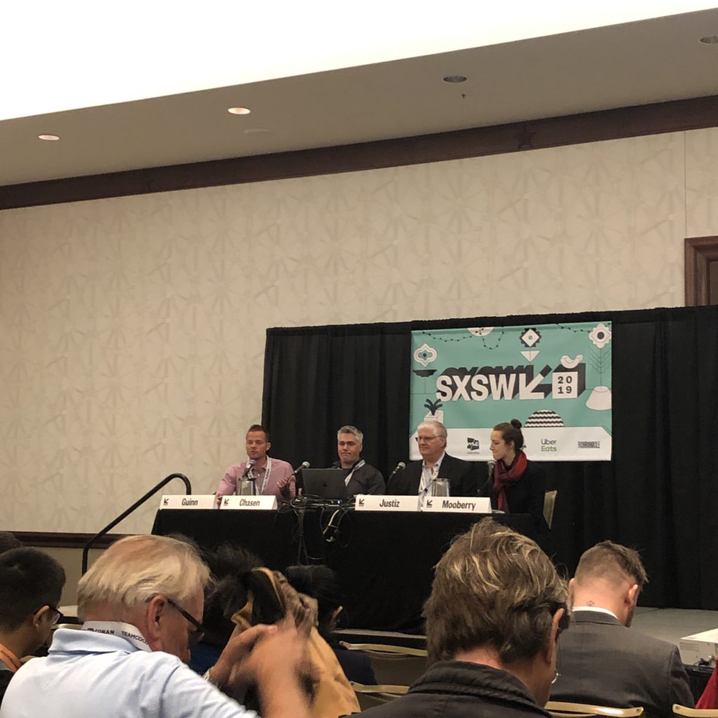 The panel for Personal Mobility Vehicles at SXSW