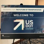 Poster of US DOT at SXSW