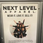 ad poster for next level apparel