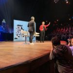 Elizabeth Warren on stage at sxsw